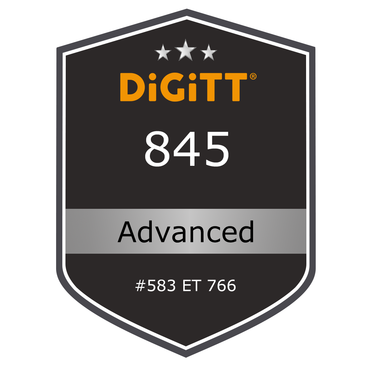 Badge du certificat DiGiTT